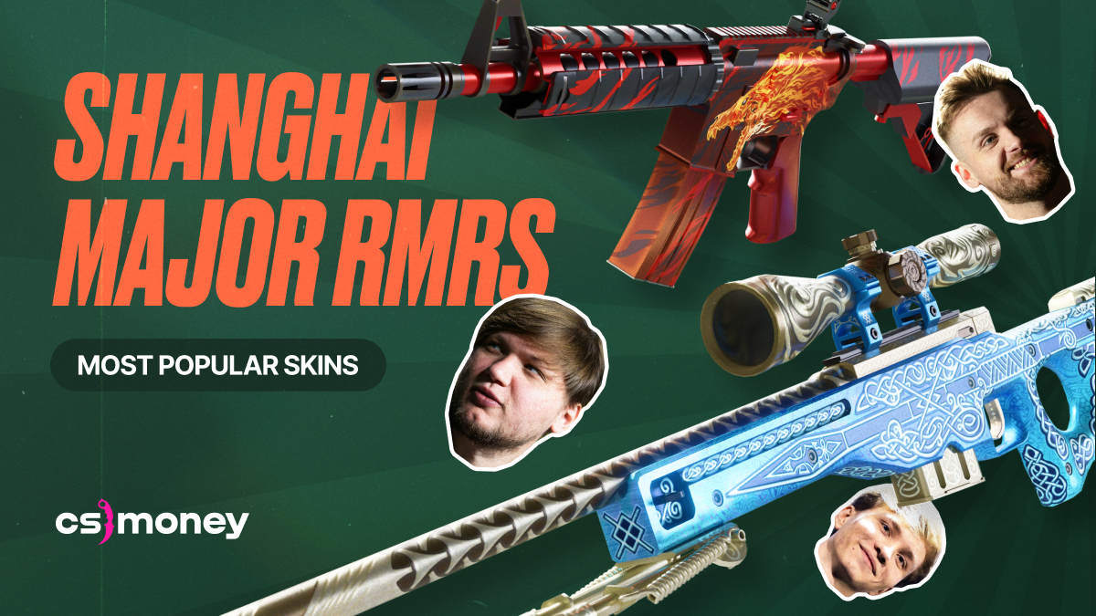 Most popular CS2 skins of the Shanghai Major RMR