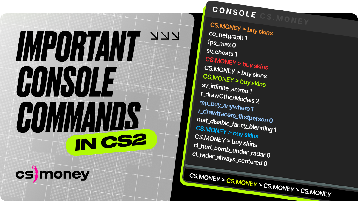 Best CS2 Console Commands Listed. Useful Guide + Viewmodel